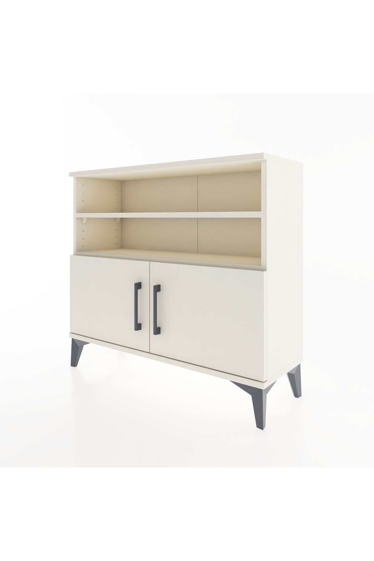 Arges Şifonyer 3 Raflı 2 Kapaklı 88x30x80 - S03M031V1A