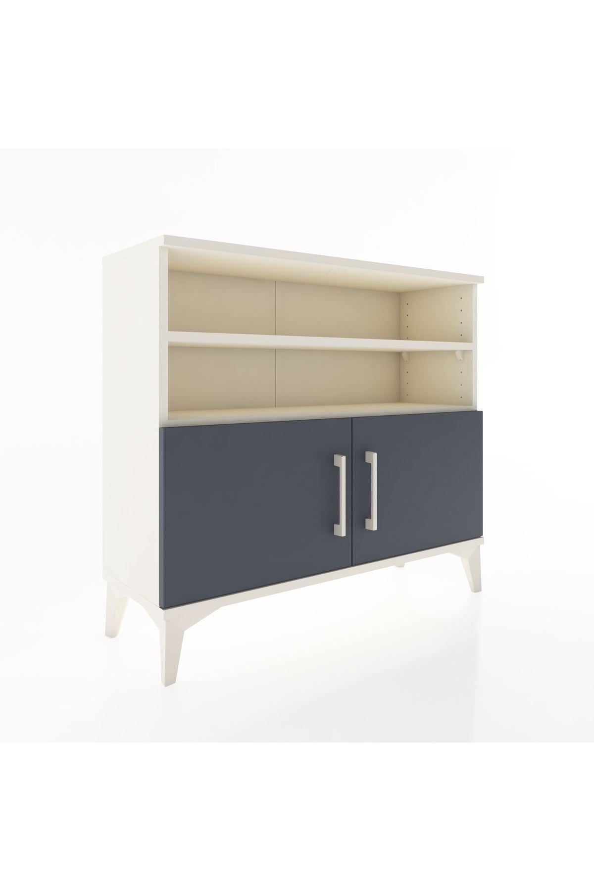 Arges Şifonyer 3 Raflı 2 Kapaklı 88x30x80 - S03M031V2A
