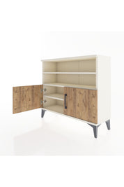 Arges Şifonyer 3 Raflı 2 Kapaklı 88x30x80 - S03M031V3A
