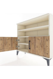 Arges Şifonyer 3 Raflı 2 Kapaklı 88x30x80 - S03M031V3A