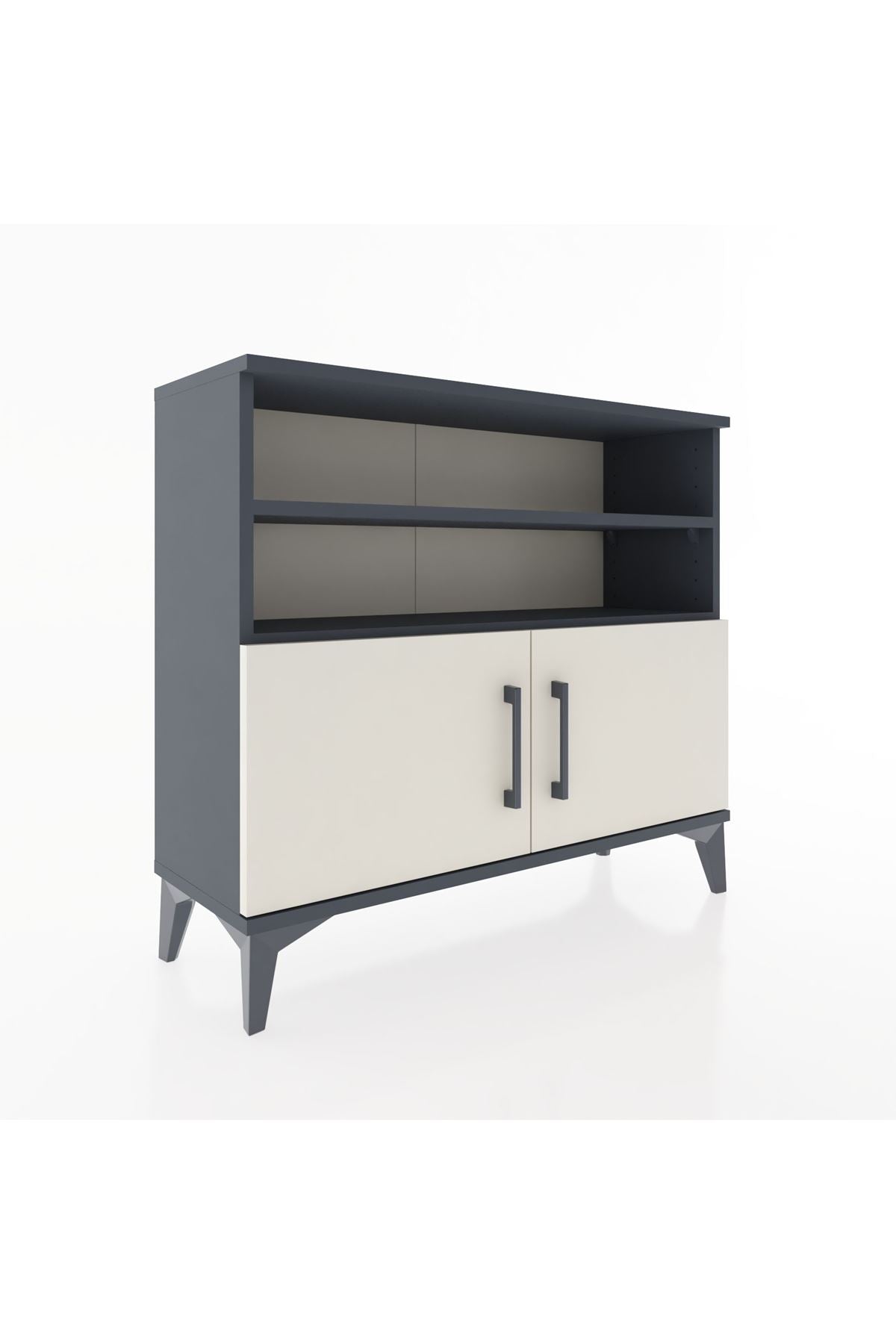 Arges Şifonyer 3 Raflı 2 Kapaklı 88x30x80 - S03M031V4A
