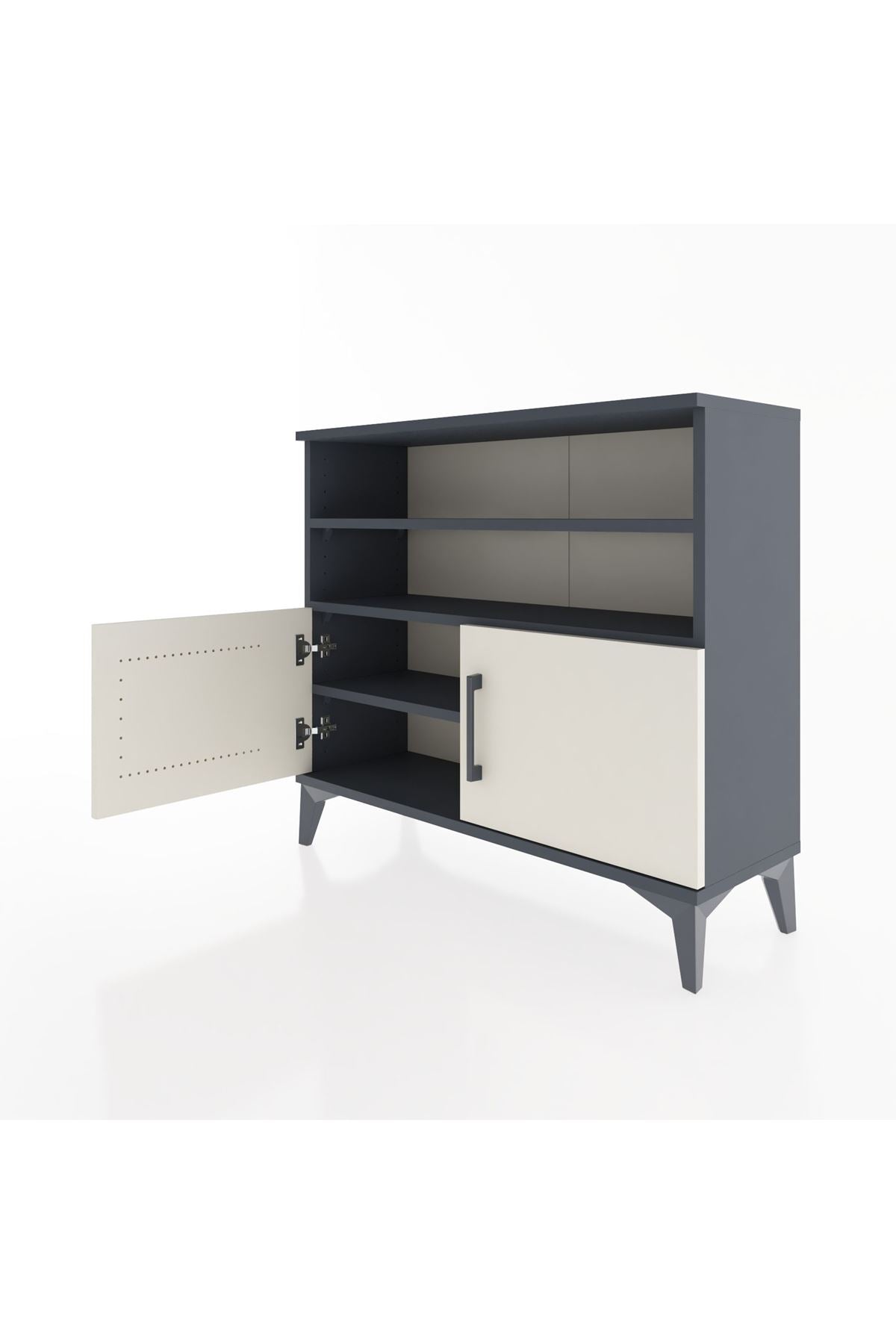 Arges Şifonyer 3 Raflı 2 Kapaklı 88x30x80 - S03M031V4A