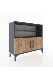 Arges Şifonyer 3 Raflı 2 Kapaklı 88x30x80 - S03M031V6A