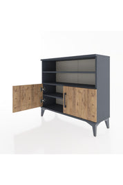 Arges Şifonyer 3 Raflı 2 Kapaklı 88x30x80 - S03M031V6A