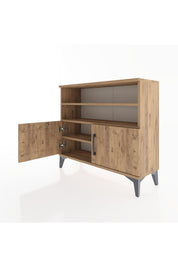 Arges Şifonyer 3 Raflı 2 Kapaklı 88x30x80 - S03M031V9A
