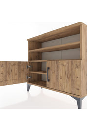 Arges Şifonyer 3 Raflı 2 Kapaklı 88x30x80 - S03M031V9A