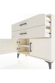 Arges Şifonyer Tek Raflı 2 Çekmeceli 2 Kapaklı 88x30x80 - S03M032V1A