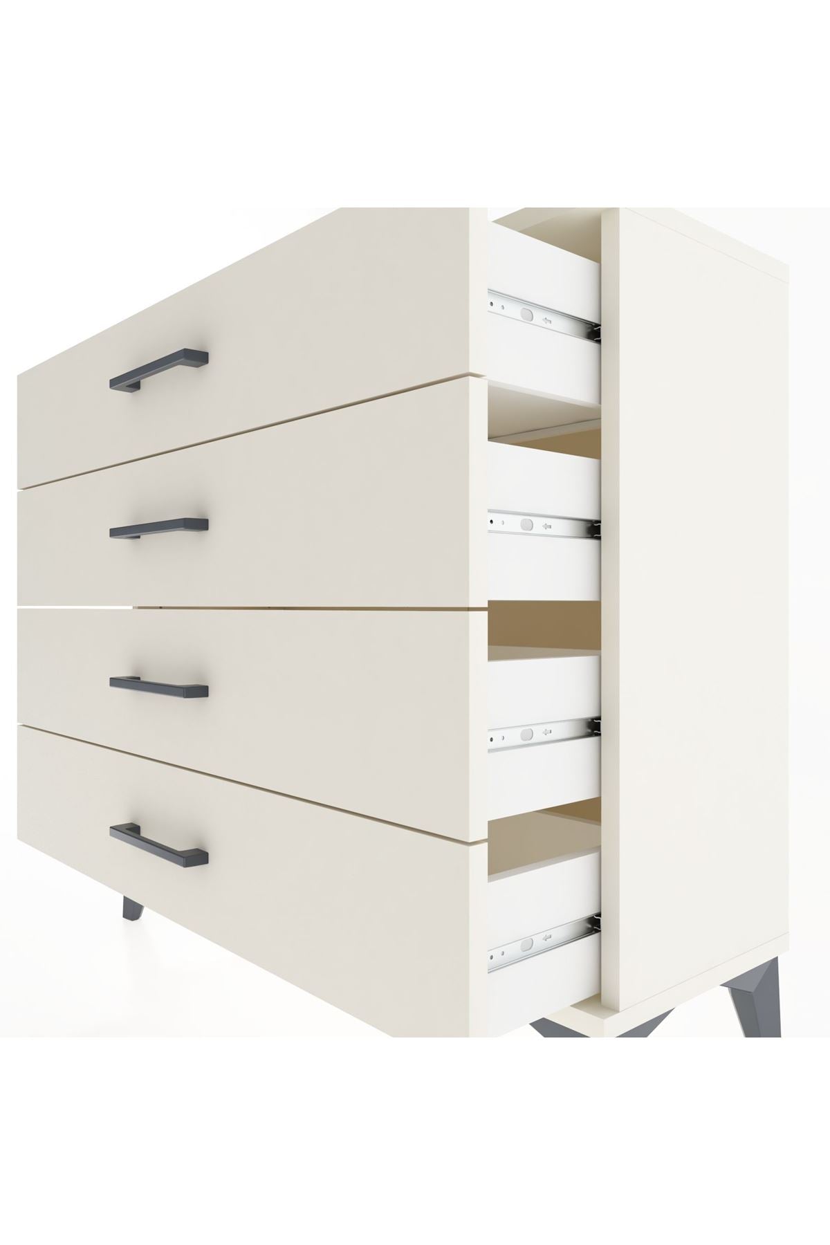 Arges Şifonyer 4 Çekmeceli 88x30x80 - S03M001V1A