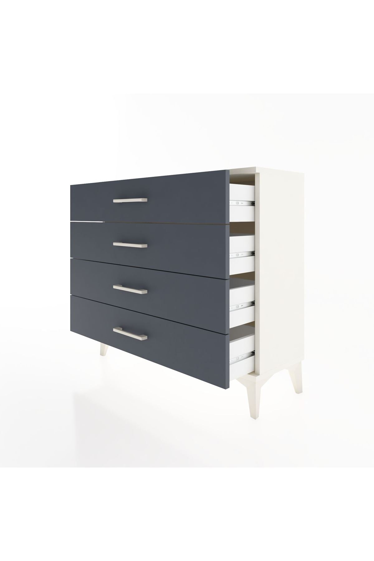 Arges Şifonyer 4 Çekmeceli 88x30x80 - S03M001V2A