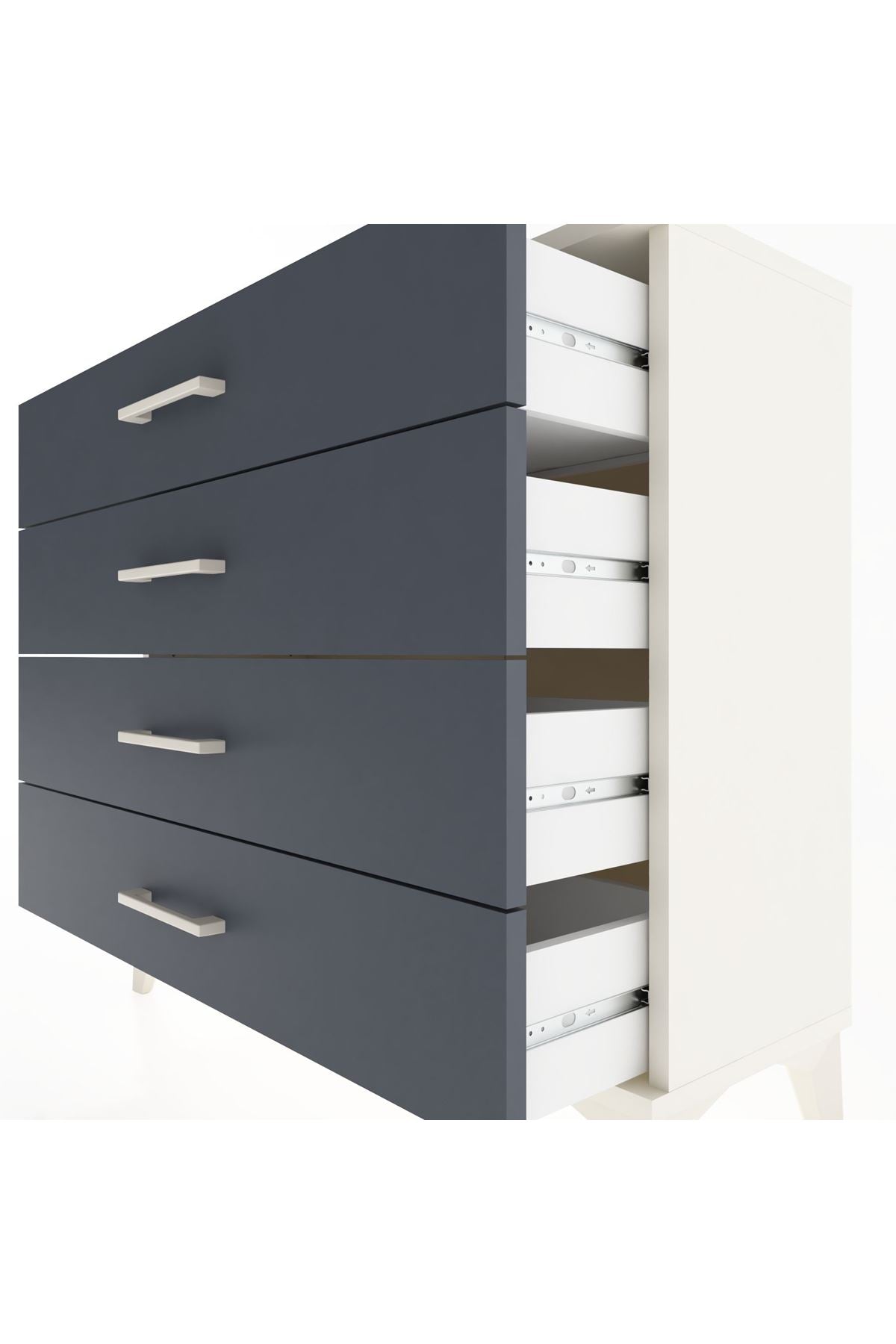 Arges Şifonyer 4 Çekmeceli 88x30x80 - S03M001V2A