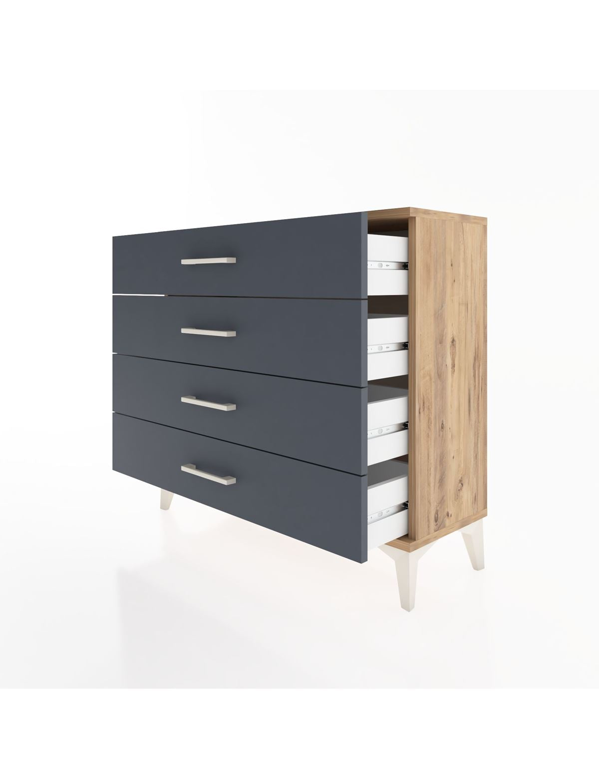 Arges Şifonyer 4 Çekmeceli 88x30x80 - S03M001V8A