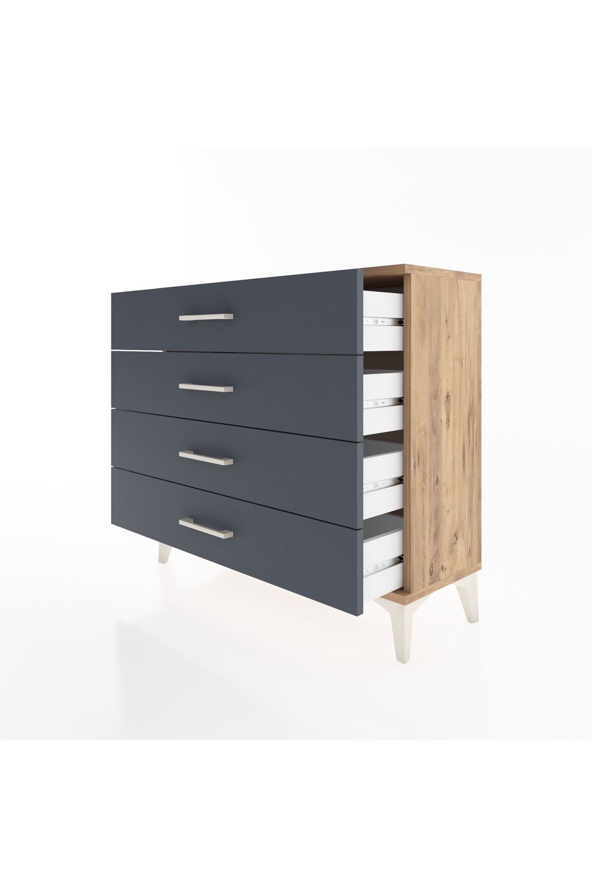 Arges Şifonyer 4 Çekmeceli 88x30x80 - S03M001V8A