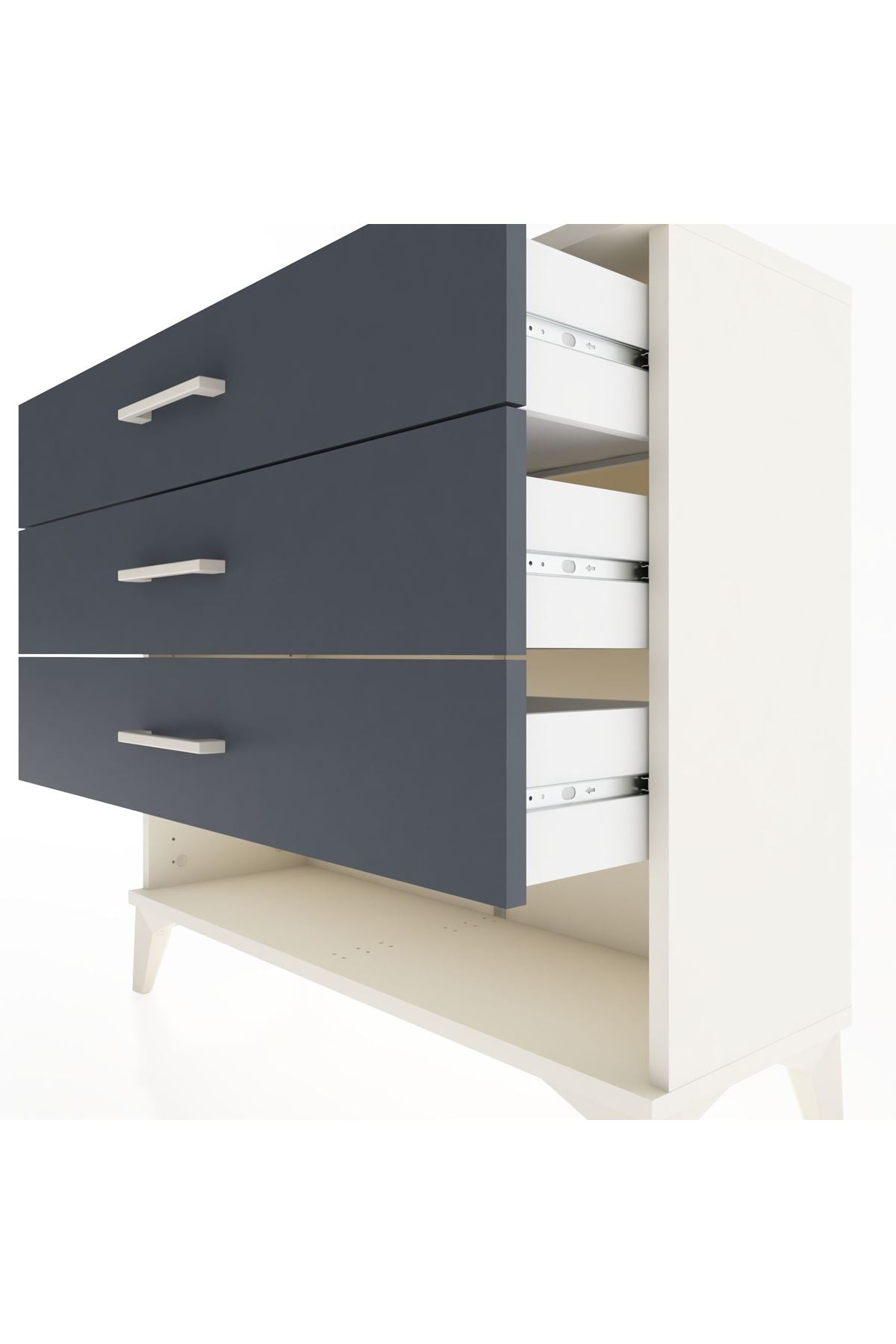 Arges Şifonyer 3 Çekmeceli 88x30x80 - S03M002V2A