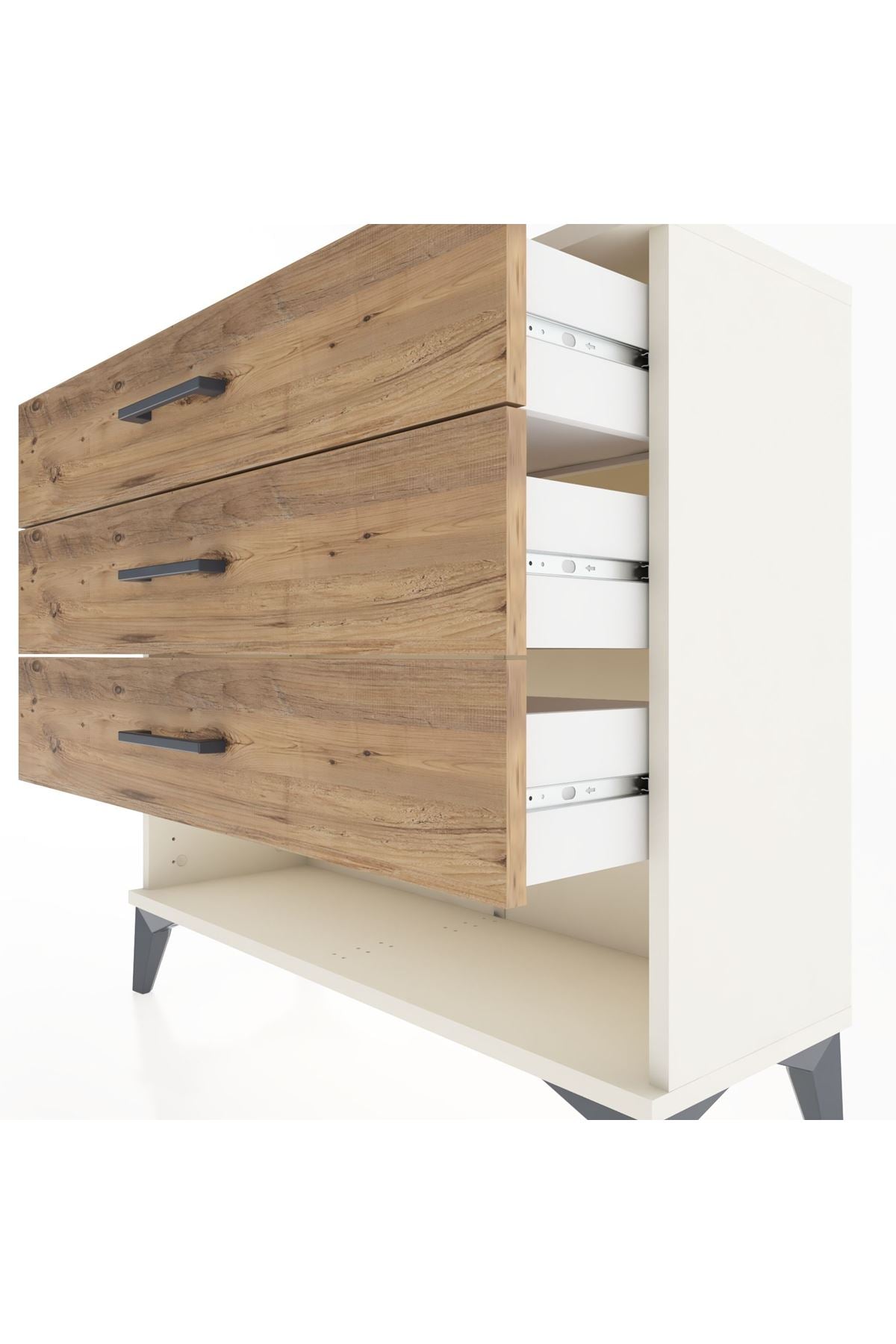 Arges Şifonyer 3 Çekmeceli 88x30x80 - S03M002V3A