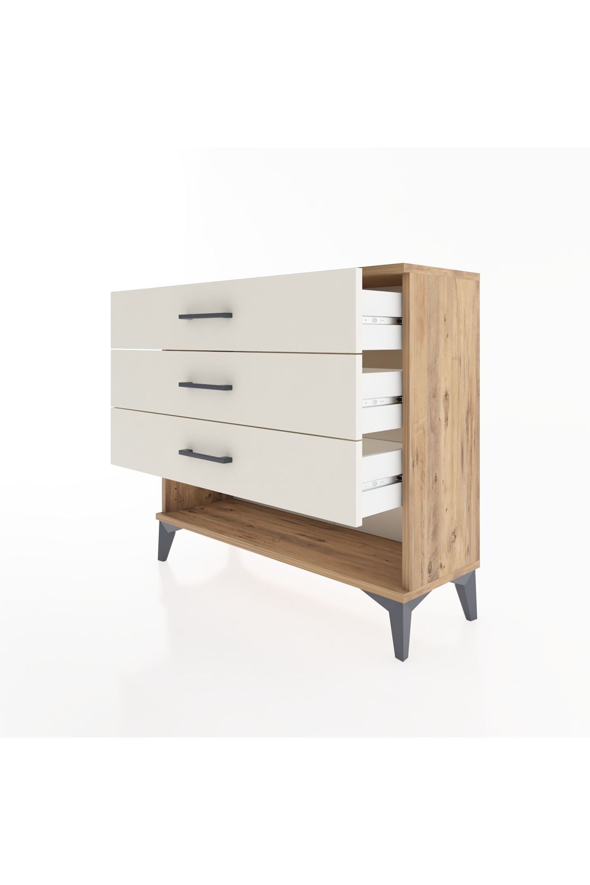 Arges Şifonyer 3 Çekmeceli 88x30x80 - S03M002V7A