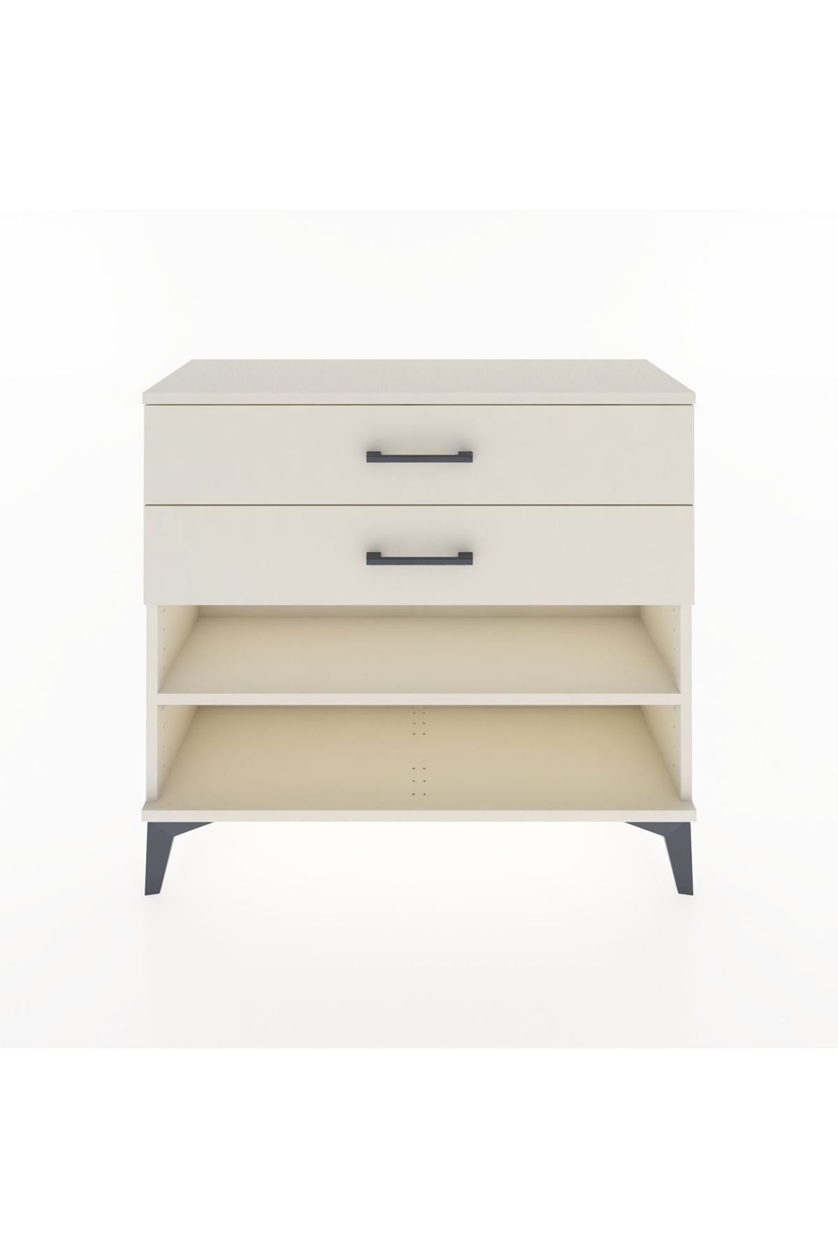 Arges Şifonyer Tek Raflı 2 Çekmeceli 88x30x80 - S03M003V1A