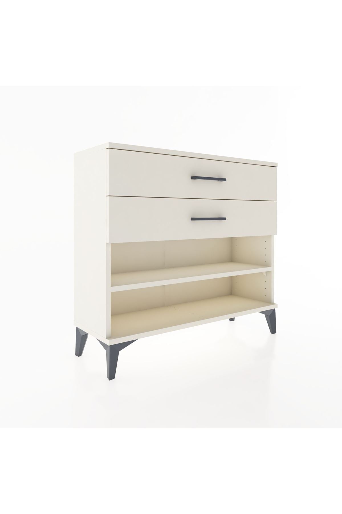 Arges Şifonyer Tek Raflı 2 Çekmeceli 88x30x80 - S03M003V1A