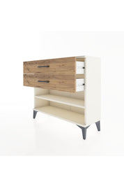 Arges Şifonyer Tek Raflı 2 Çekmeceli 88x30x80 - S03M003V3A