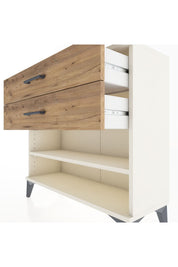 Arges Şifonyer Tek Raflı 2 Çekmeceli 88x30x80 - S03M003V3A