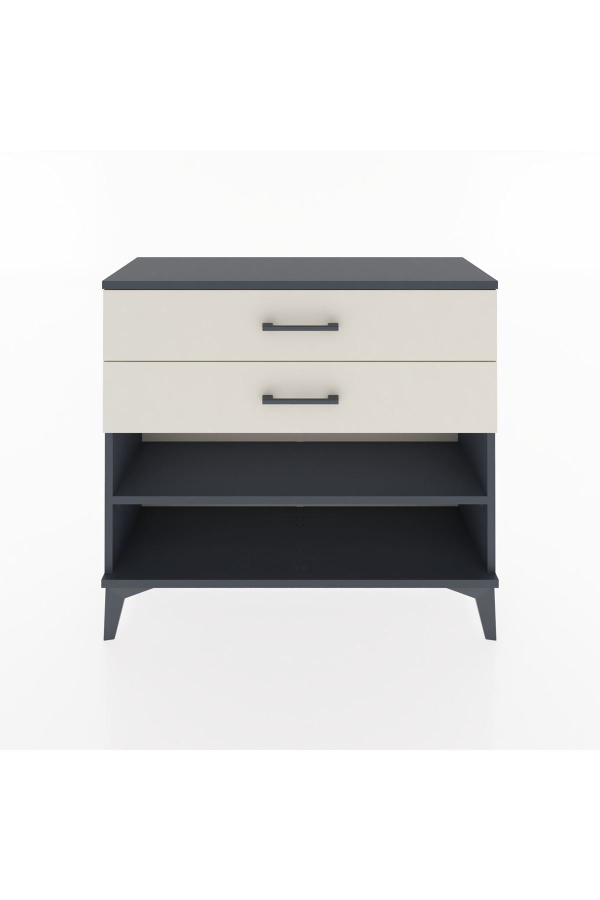 Arges Şifonyer Tek Raflı 2 Çekmeceli 88x30x80 - S03M003V4A