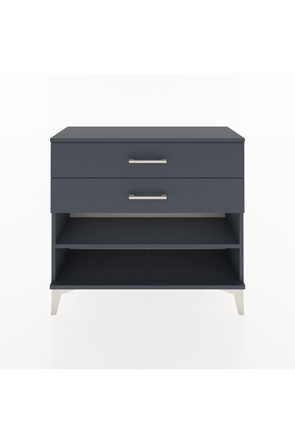 Arges Şifonyer Tek Raflı 2 Çekmeceli 88x30x80 - S03M003V5A