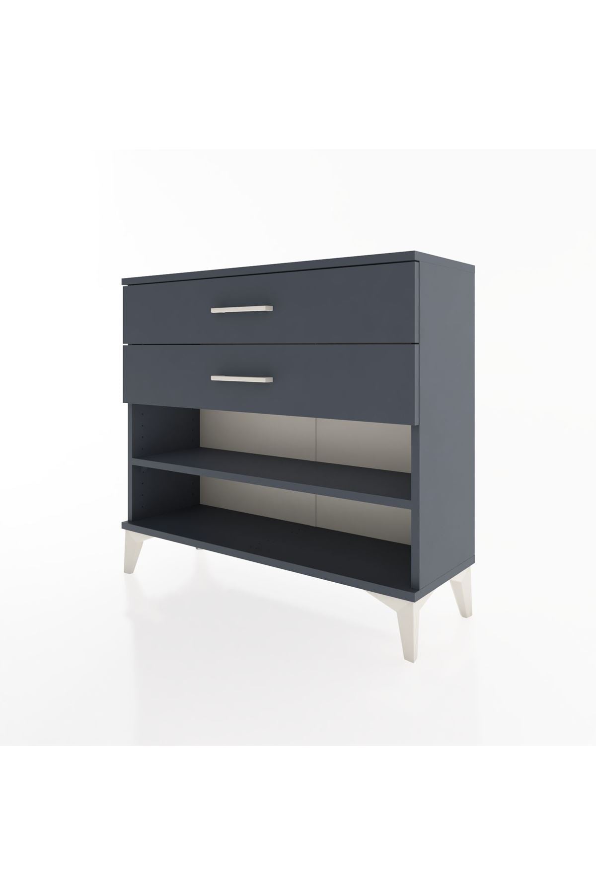 Arges Şifonyer Tek Raflı 2 Çekmeceli 88x30x80 - S03M003V5A