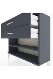 Arges Şifonyer Tek Raflı 2 Çekmeceli 88x30x80 - S03M003V5A