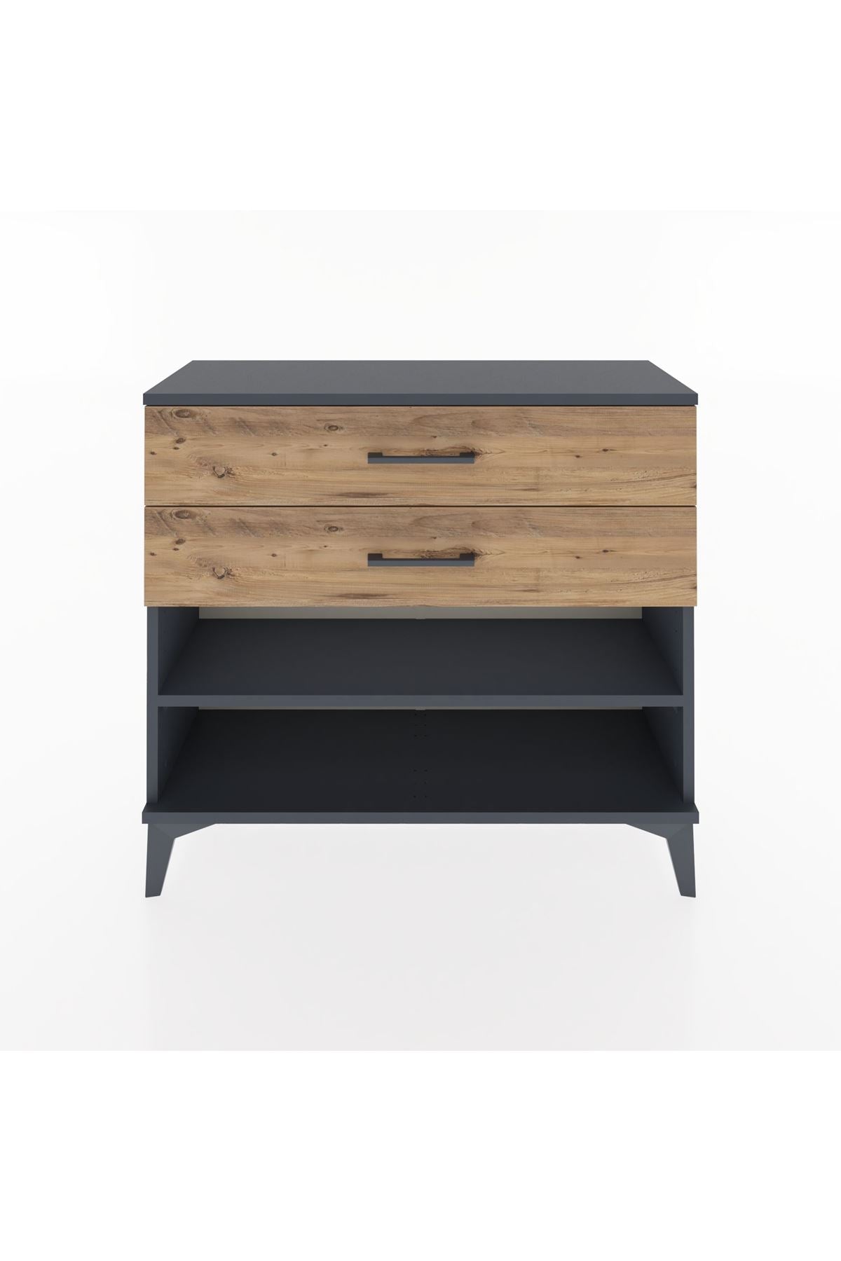 Arges Şifonyer Tek Raflı 2 Çekmeceli 88x30x80 - S03M003V6A