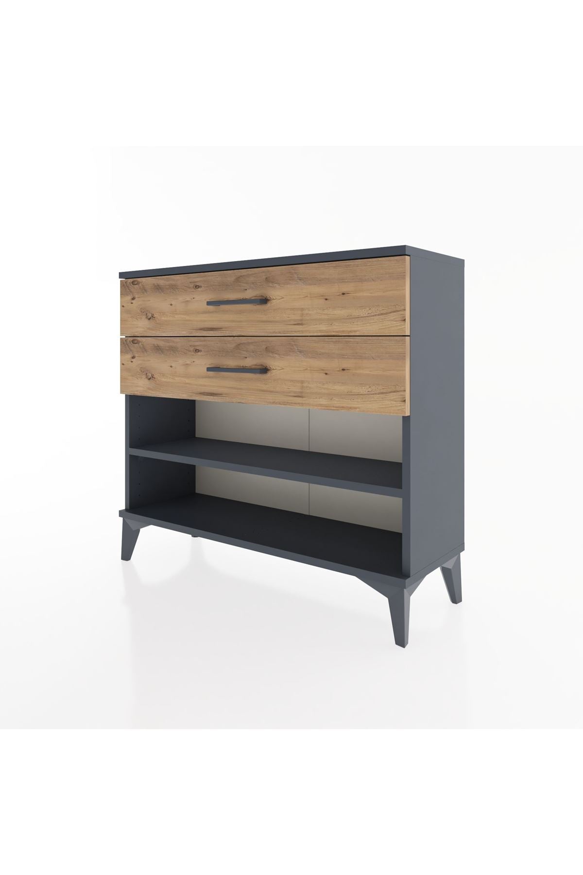 Arges Şifonyer Tek Raflı 2 Çekmeceli 88x30x80 - S03M003V6A