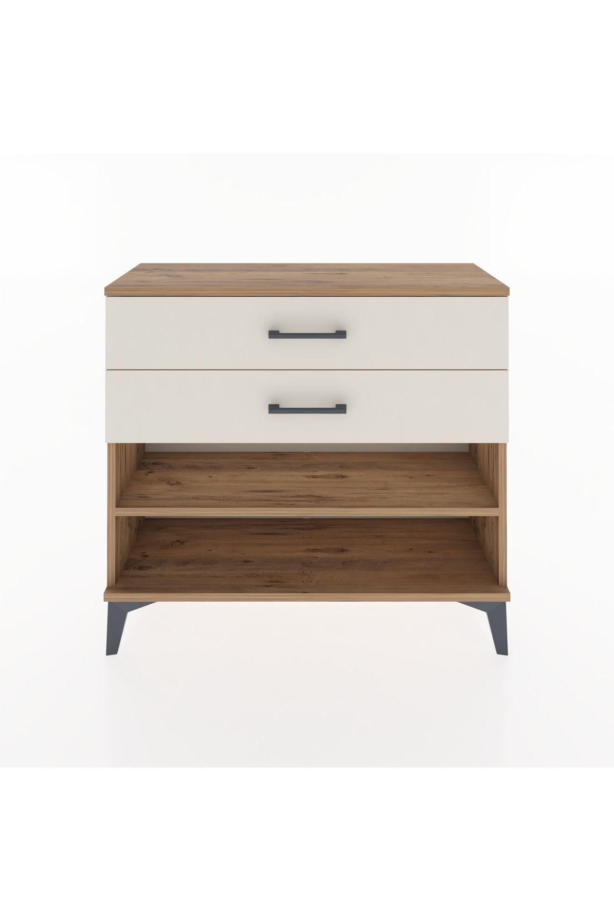 Arges Şifonyer Tek Raflı 2 Çekmeceli 88x30x80 - S03M003V7A