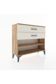 Arges Şifonyer Tek Raflı 2 Çekmeceli 88x30x80 - S03M003V7A