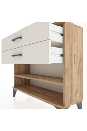 Arges Şifonyer Tek Raflı 2 Çekmeceli 88x30x80 - S03M003V7A