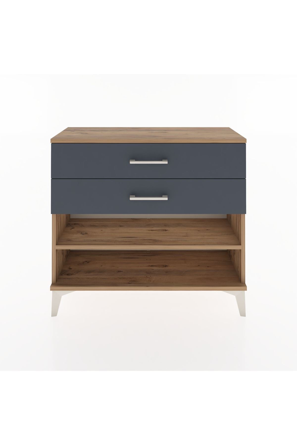 Arges Şifonyer Tek Raflı 2 Çekmeceli 88x30x80 - S03M003V8A