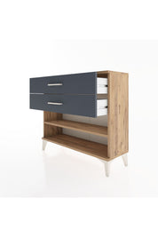 Arges Şifonyer Tek Raflı 2 Çekmeceli 88x30x80 - S03M003V8A