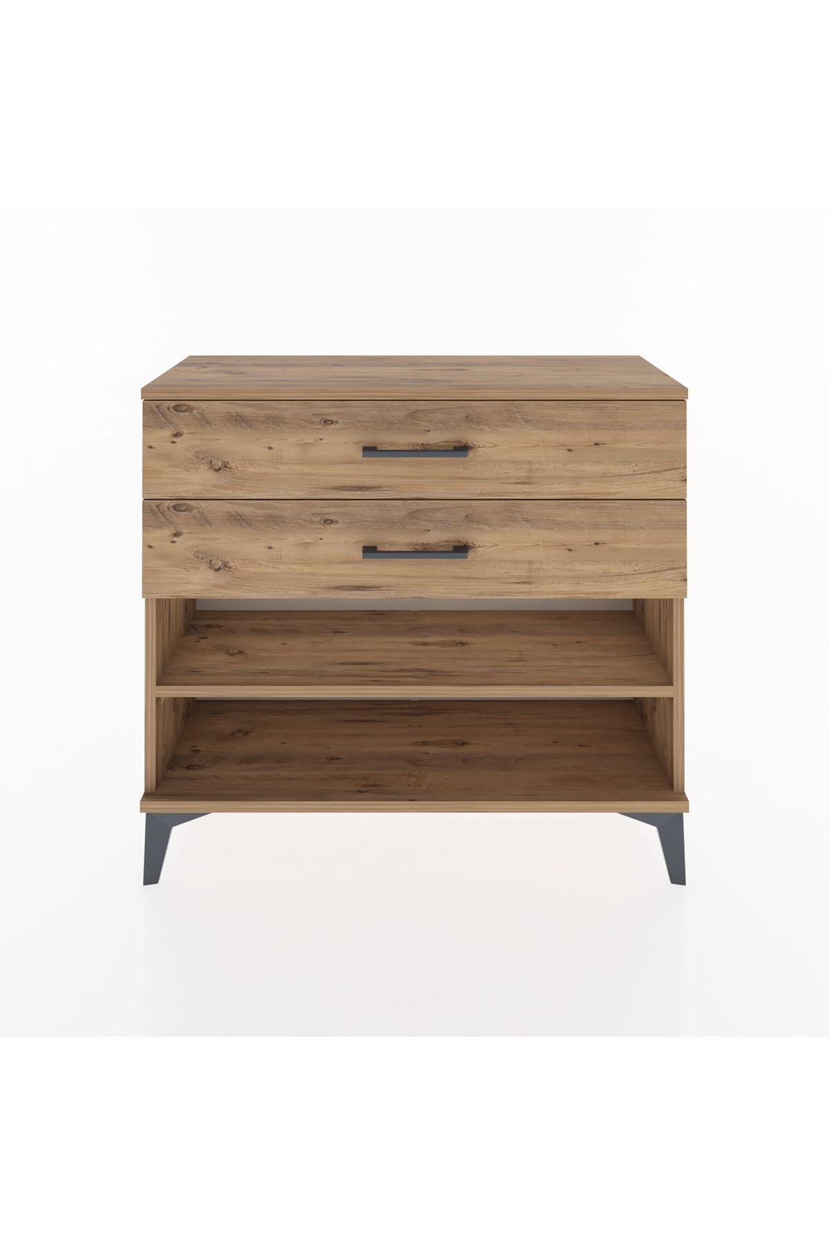 Arges Şifonyer Tek Raflı 2 Çekmeceli 88x30x80 - S03M003V9A