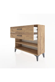 Arges Şifonyer Tek Raflı 2 Çekmeceli 88x30x80 - S03M003V9A