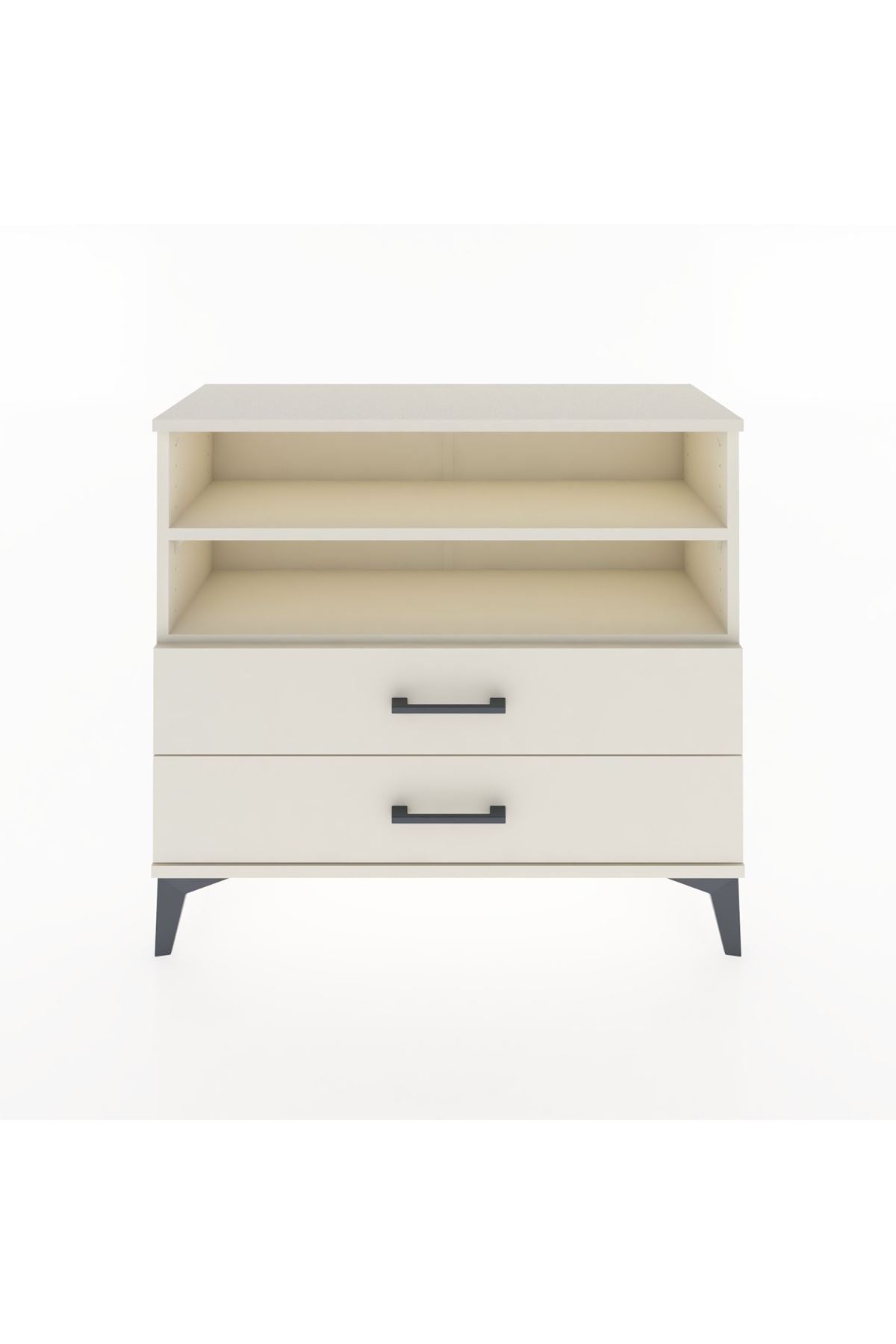 Arges Şifonyer 2 Raflı 2 Çekmeceli 88x30x80 - S03M004V1A