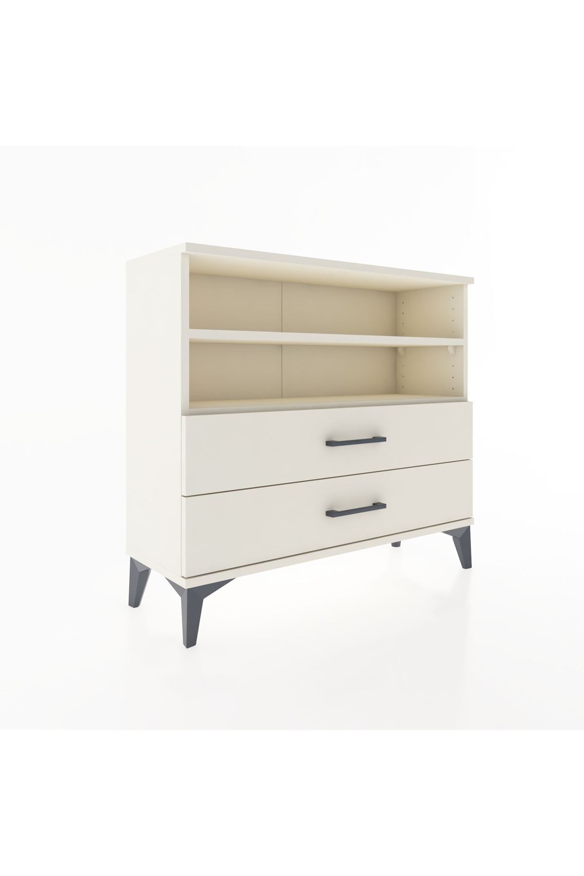 Arges Şifonyer 2 Raflı 2 Çekmeceli 88x30x80 - S03M004V1A