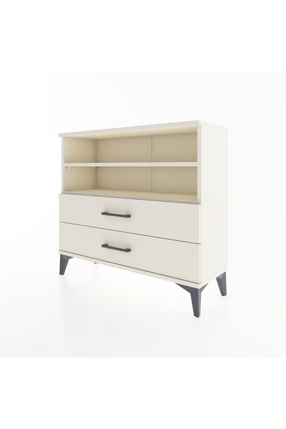 Arges Şifonyer 2 Raflı 2 Çekmeceli 88x30x80 - S03M004V1A