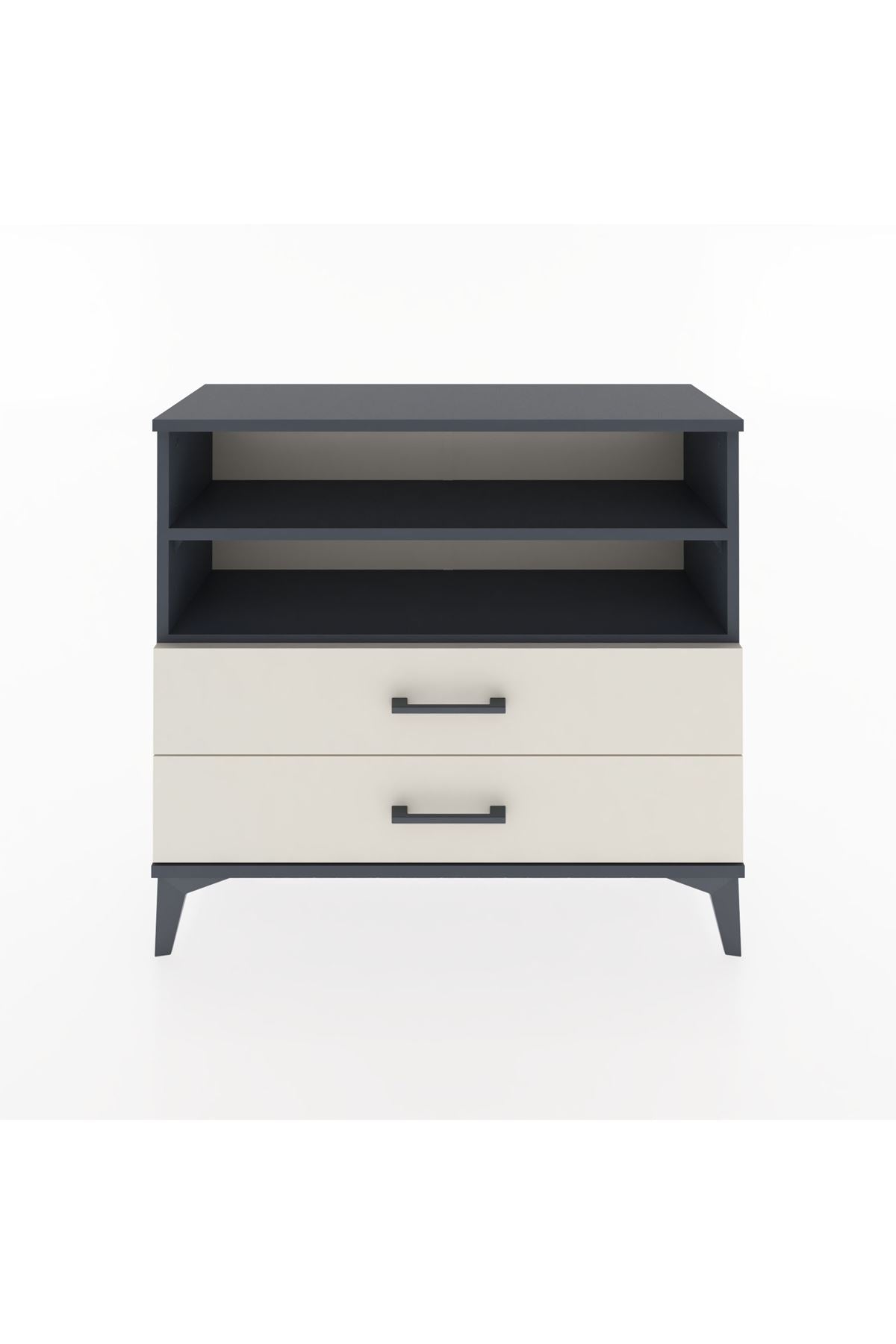 Arges Şifonyer 2 Raflı 2 Çekmeceli 88x30x80 - S03M004V4A