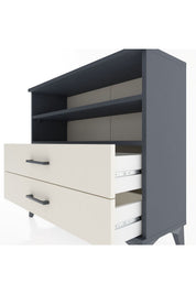 Arges Şifonyer 2 Raflı 2 Çekmeceli 88x30x80 - S03M004V4A