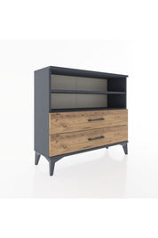 Arges Şifonyer 2 Raflı 2 Çekmeceli 88x30x80 - S03M004V6A