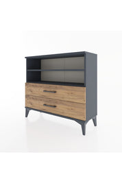Arges Şifonyer 2 Raflı 2 Çekmeceli 88x30x80 - S03M004V6A