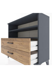 Arges Şifonyer 2 Raflı 2 Çekmeceli 88x30x80 - S03M004V6A