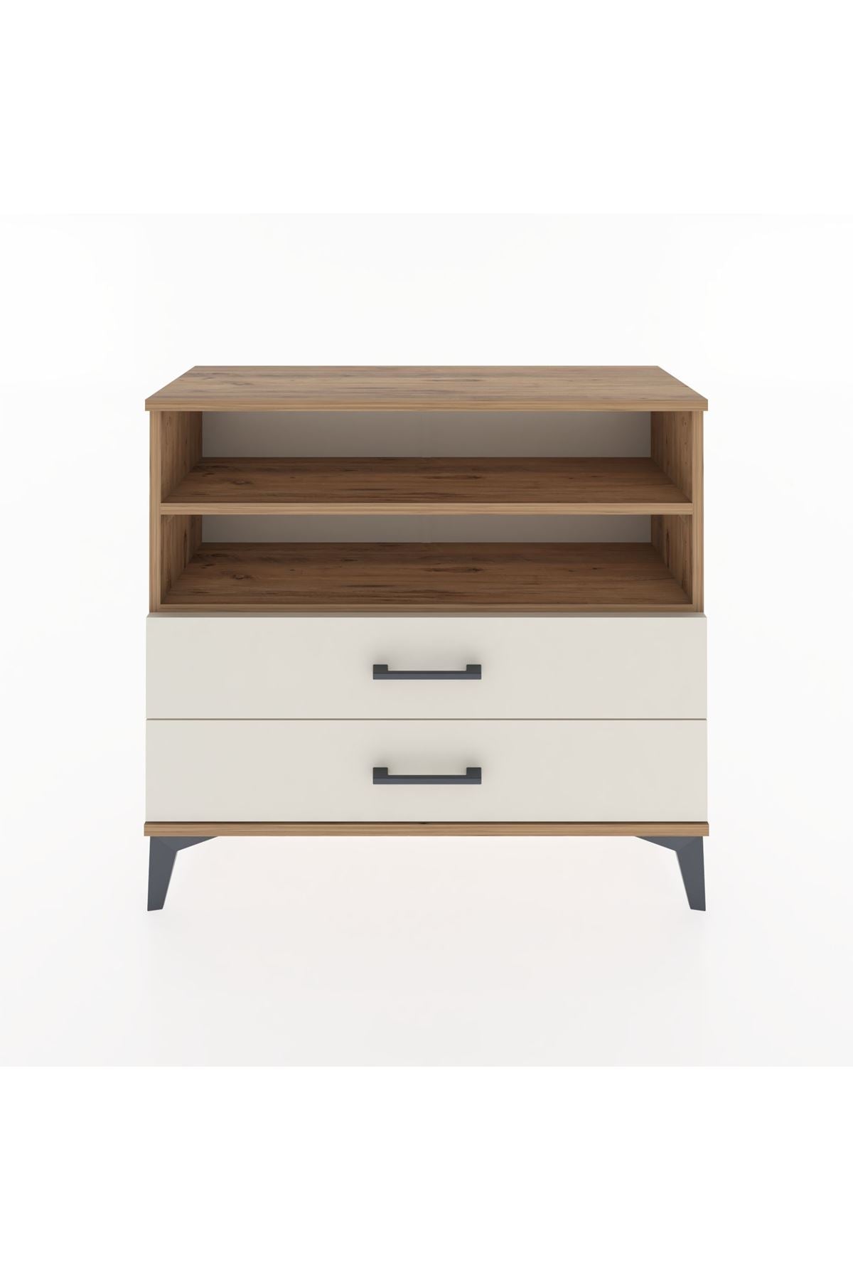 Arges Şifonyer 2 Raflı 2 Çekmeceli 88x30x80 - S03M004V7A
