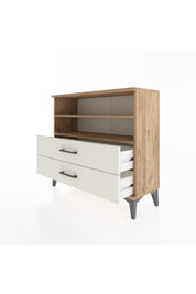 Arges Şifonyer 2 Raflı 2 Çekmeceli 88x30x80 - S03M004V7A