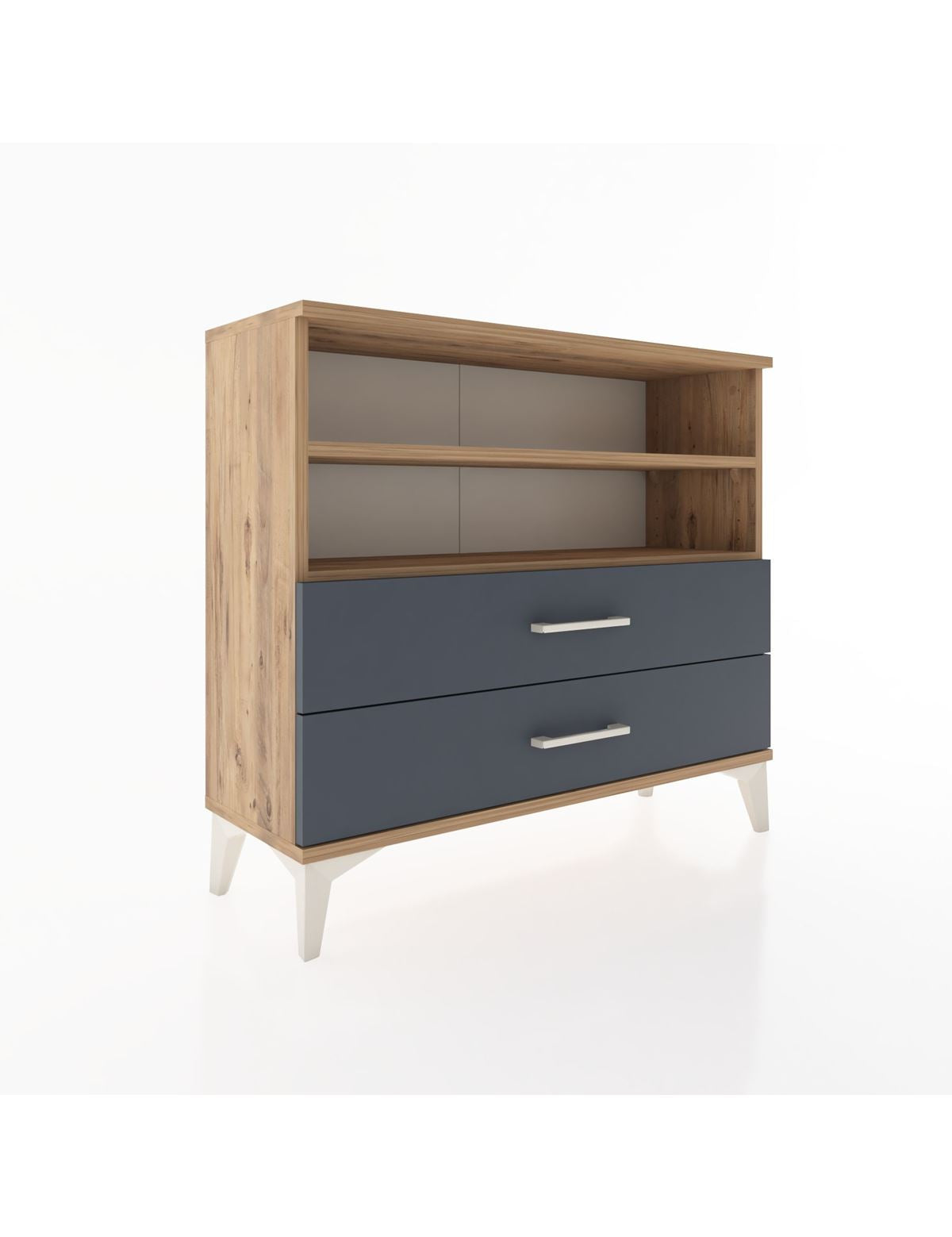 Arges Şifonyer 2 Raflı 2 Çekmeceli 88x30x80 - S03M004V8A