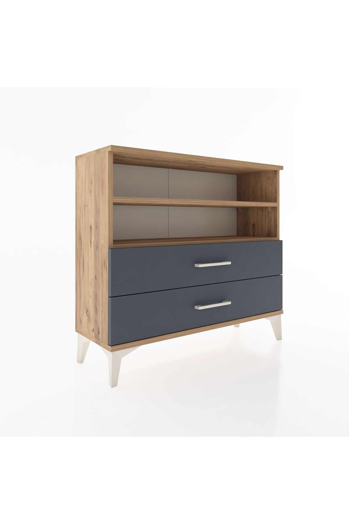 Arges Şifonyer 2 Raflı 2 Çekmeceli 88x30x80 - S03M004V8A