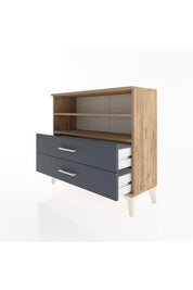 Arges Şifonyer 2 Raflı 2 Çekmeceli 88x30x80 - S03M004V8A