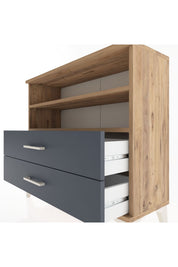 Arges Şifonyer 2 Raflı 2 Çekmeceli 88x30x80 - S03M004V8A